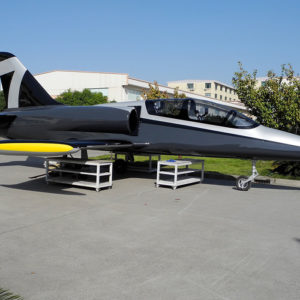 Full-size L-39 Albatros jet sculp...