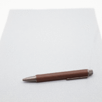 Stitched Leather Ballpoint Pen 2